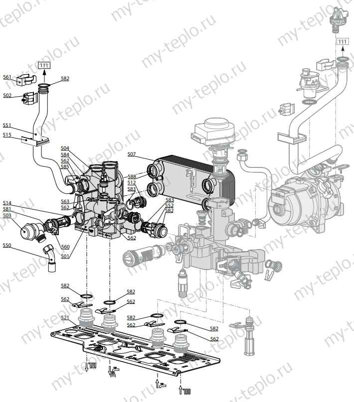Запчасти Ariston EGIS PLUS 24 FF купить в Красноярске