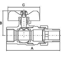 Купить Кран шаровый PF STRONG в Красноярске