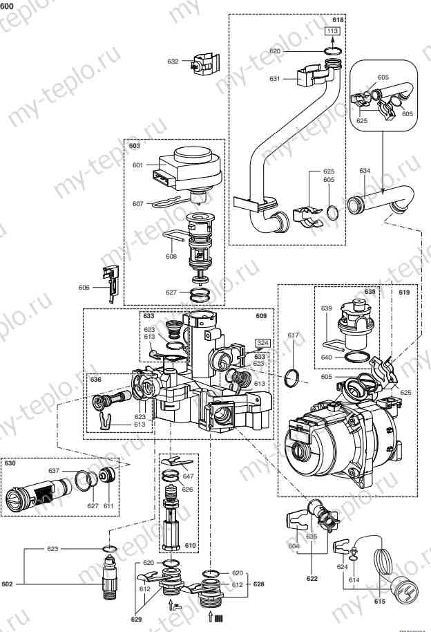 Запчасти Ariston BS 24 FF купить в Красноярске