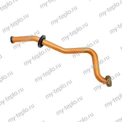 Трубка подачи теплоносителя к теплообменнику для котла Mizudo M32 ОТ (trubttM32ОТ)